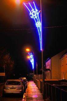 Christmas lights in Eastern Sheppey