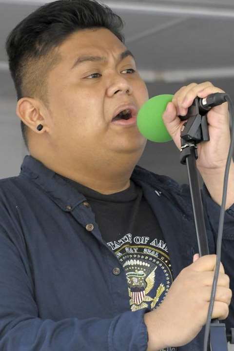 Joe Apostol, who performed in The Voice