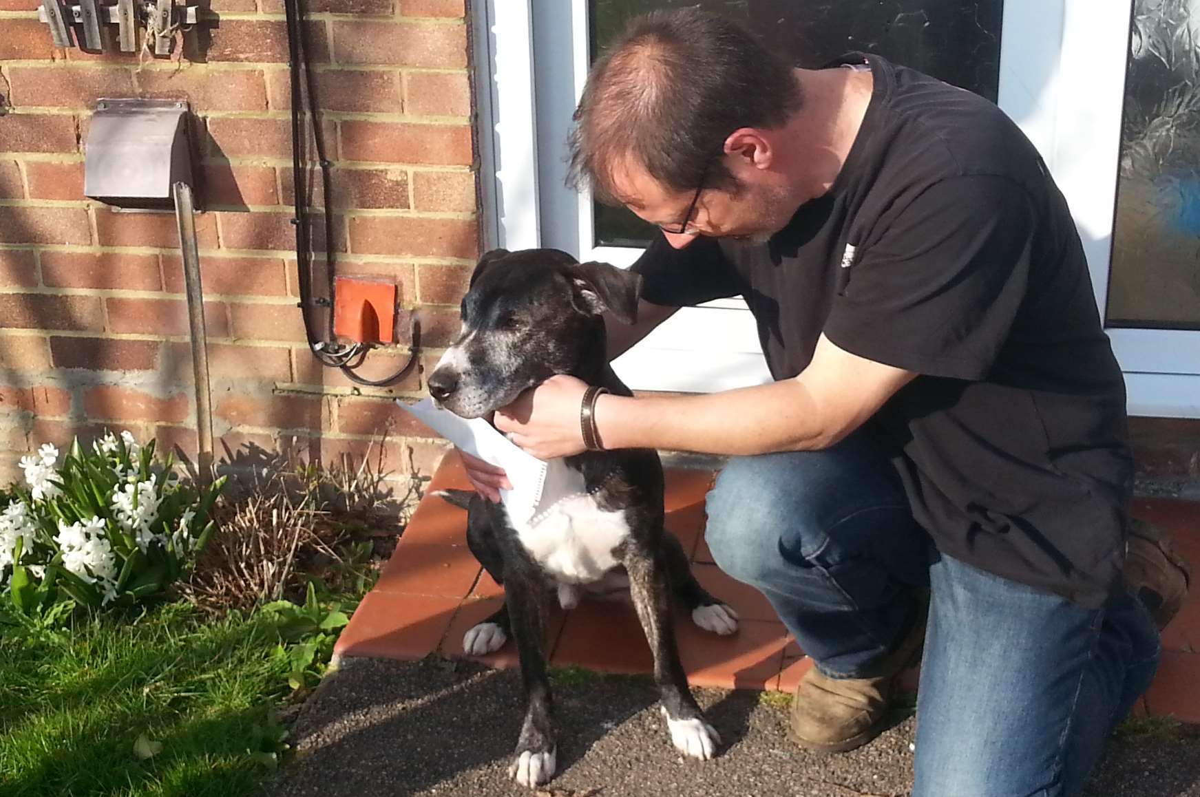 Owner Mark Sewell is reunited with beloved dog Max