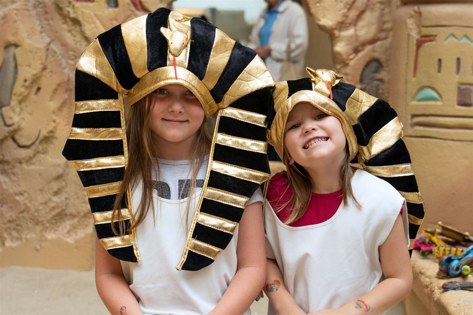 There's free fun to be had at the ancient Egyptian experience at the Royal Victoria Place shopping centre