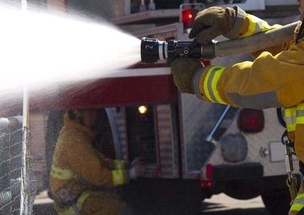 Fire crews have been called to rubbish fires near Sittingbourne