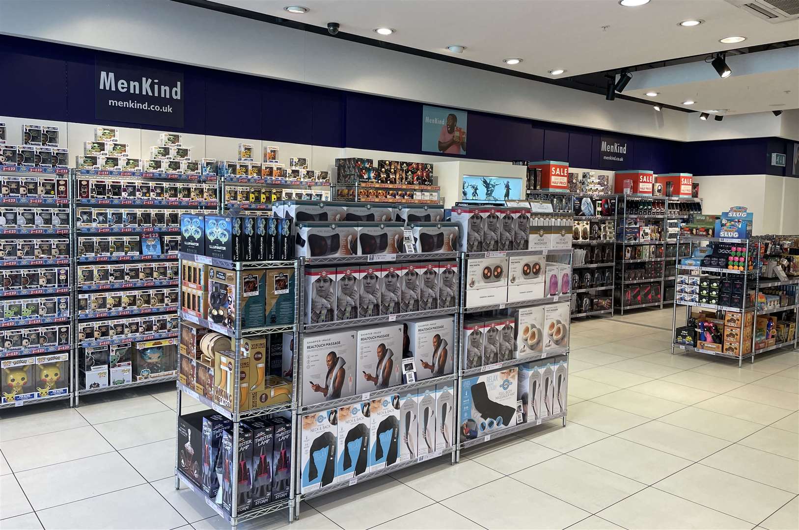 The retailer stocks a range of personalised items and tech. Picture: Fremlin Walk