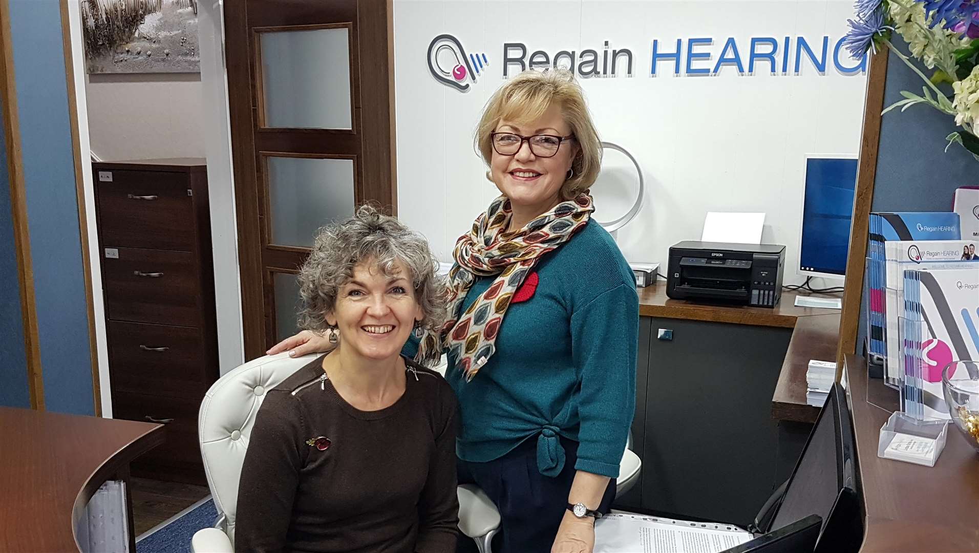 Kate Protheroe and Kathryn Dodson are on hand to help at Regain Hearing practise in Broadstairs