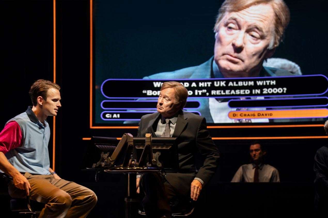 We took to the hotseat to see Quiz: The Coughing Major Millionaire Scandal at the Marlowe Theatre. Picture: Johan Persson
