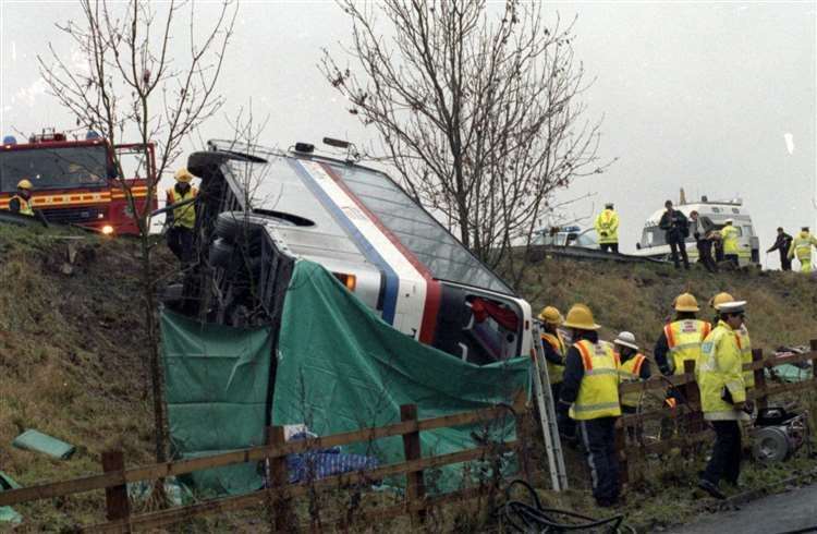 Ten people were killed and 34 injured in the crash. Stock picture