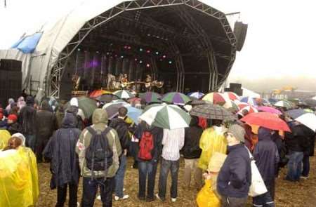 Those who braved the elements were rewarded with an event to remember. Picture: CHRIS DAVEY