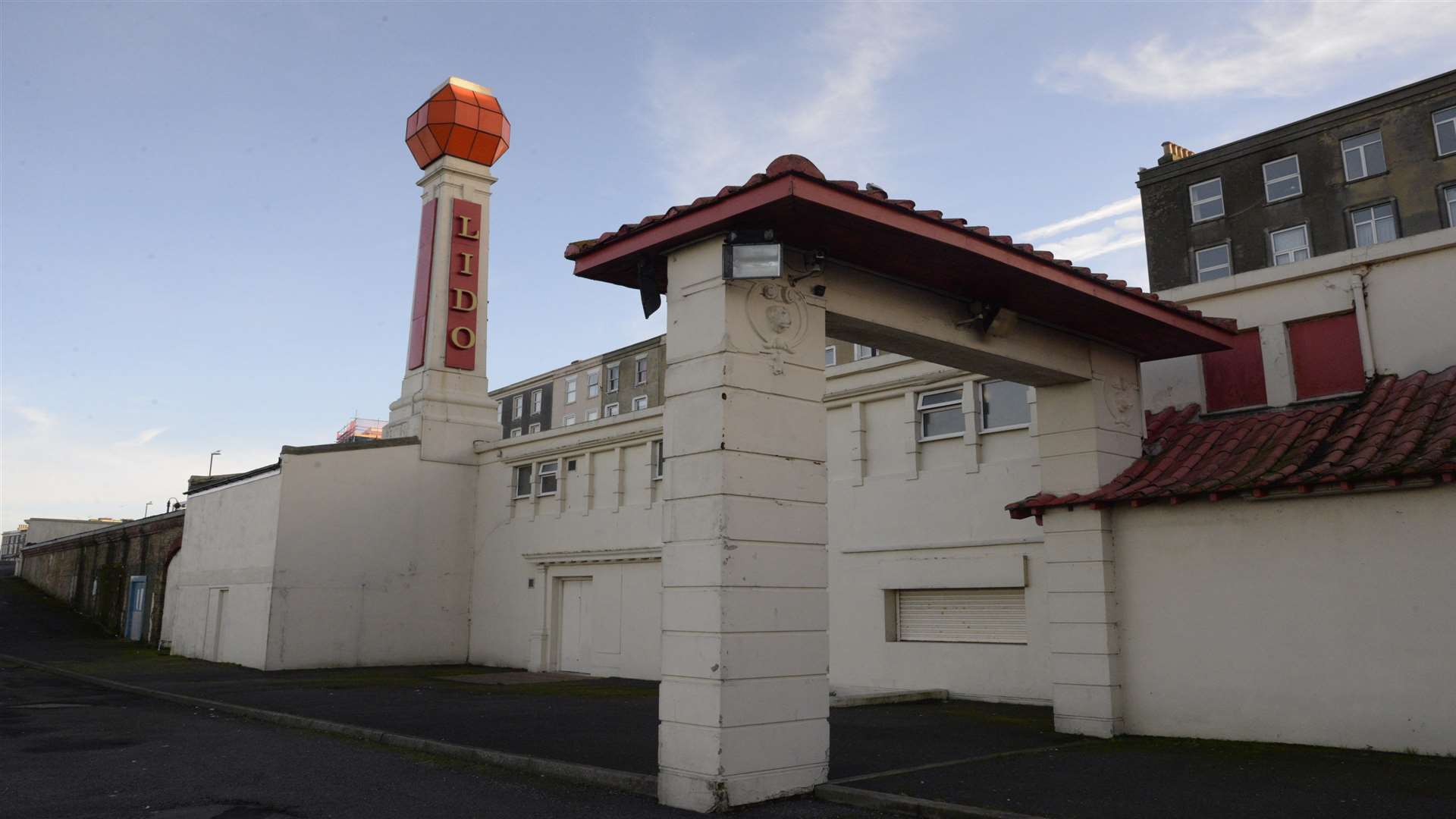 The Lido building has been put up for auction
