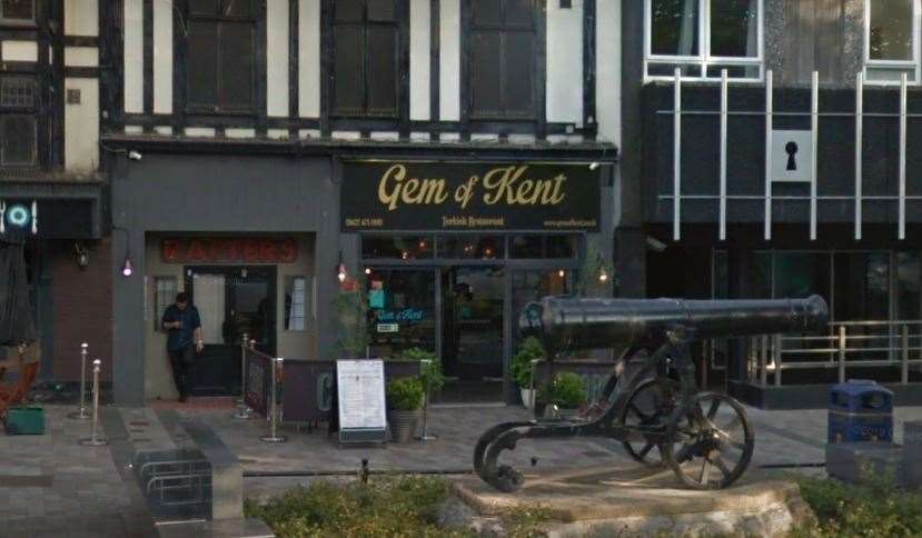 The Gem of Kent Turkish restaurant in Maidstone High Street. Picture: Google Street View