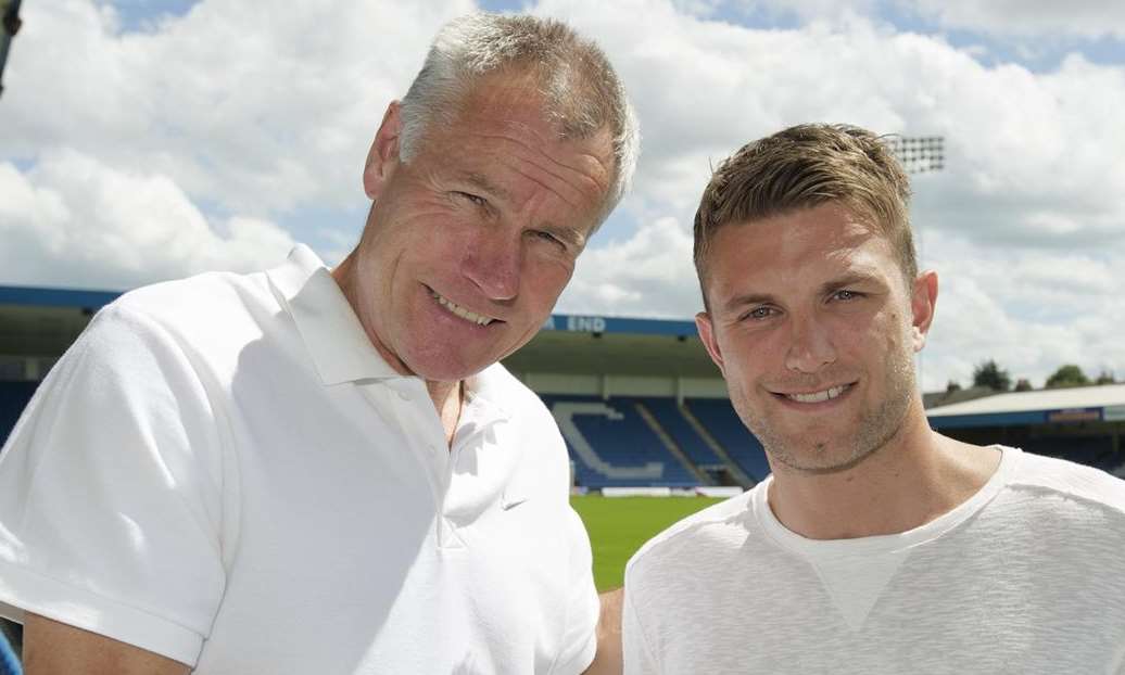 Gills manager Peter Taylor says his squad, including new signing Doug Loft, can't wait to get pre-season friendlies under way Picture: Andy Payton