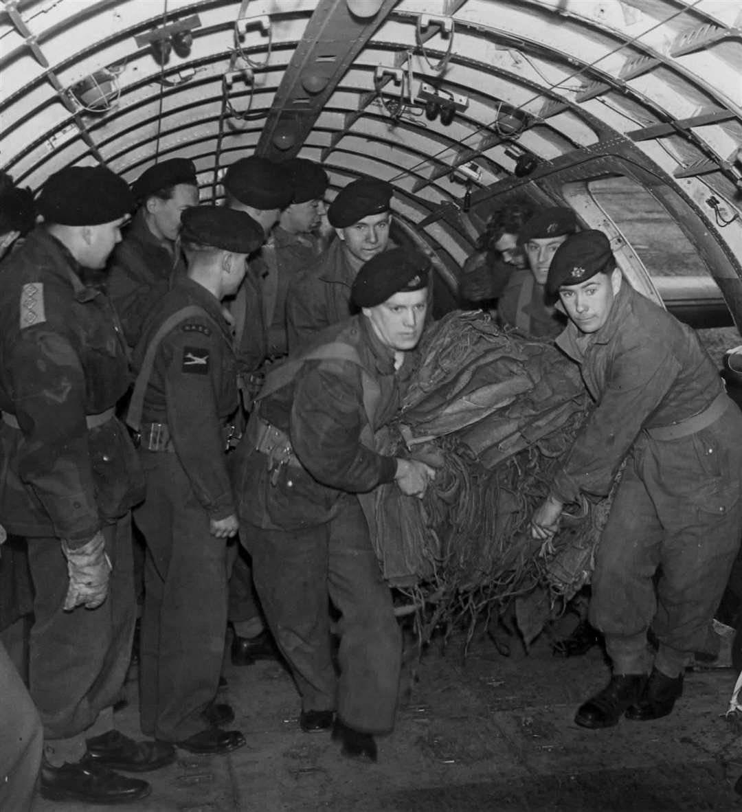 Airmen at West Malling loading the planes