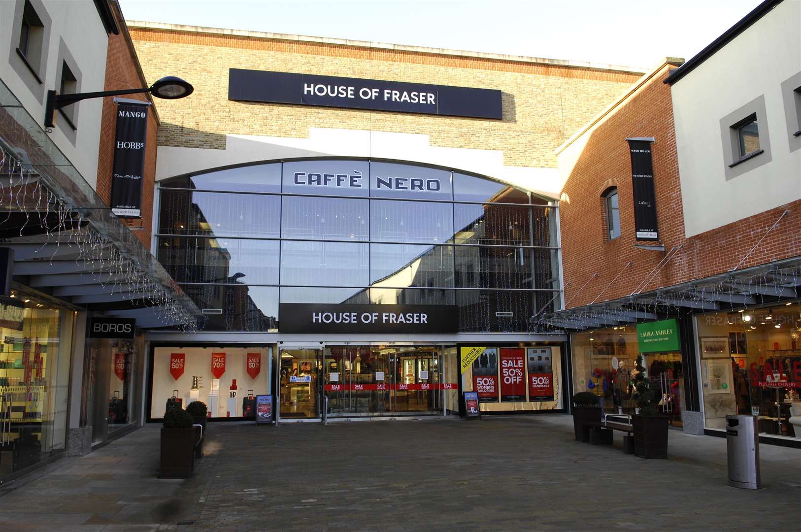 Coast concession in House of Fraser in Maidstone is likely to survive
