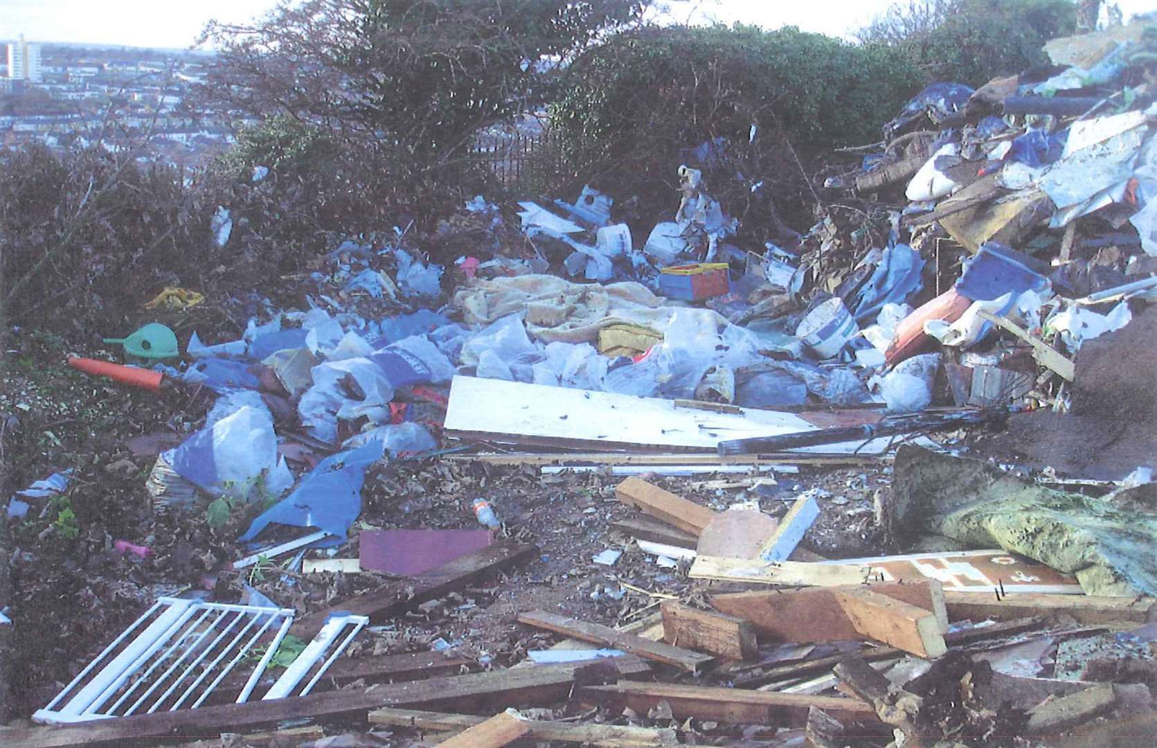 Archive picture of fly-tipping in Medway