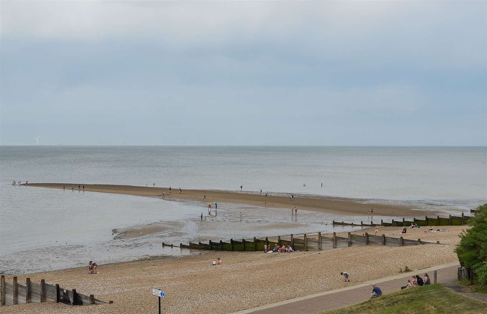 Tankerton beach where Peter Andrews found the dinghy