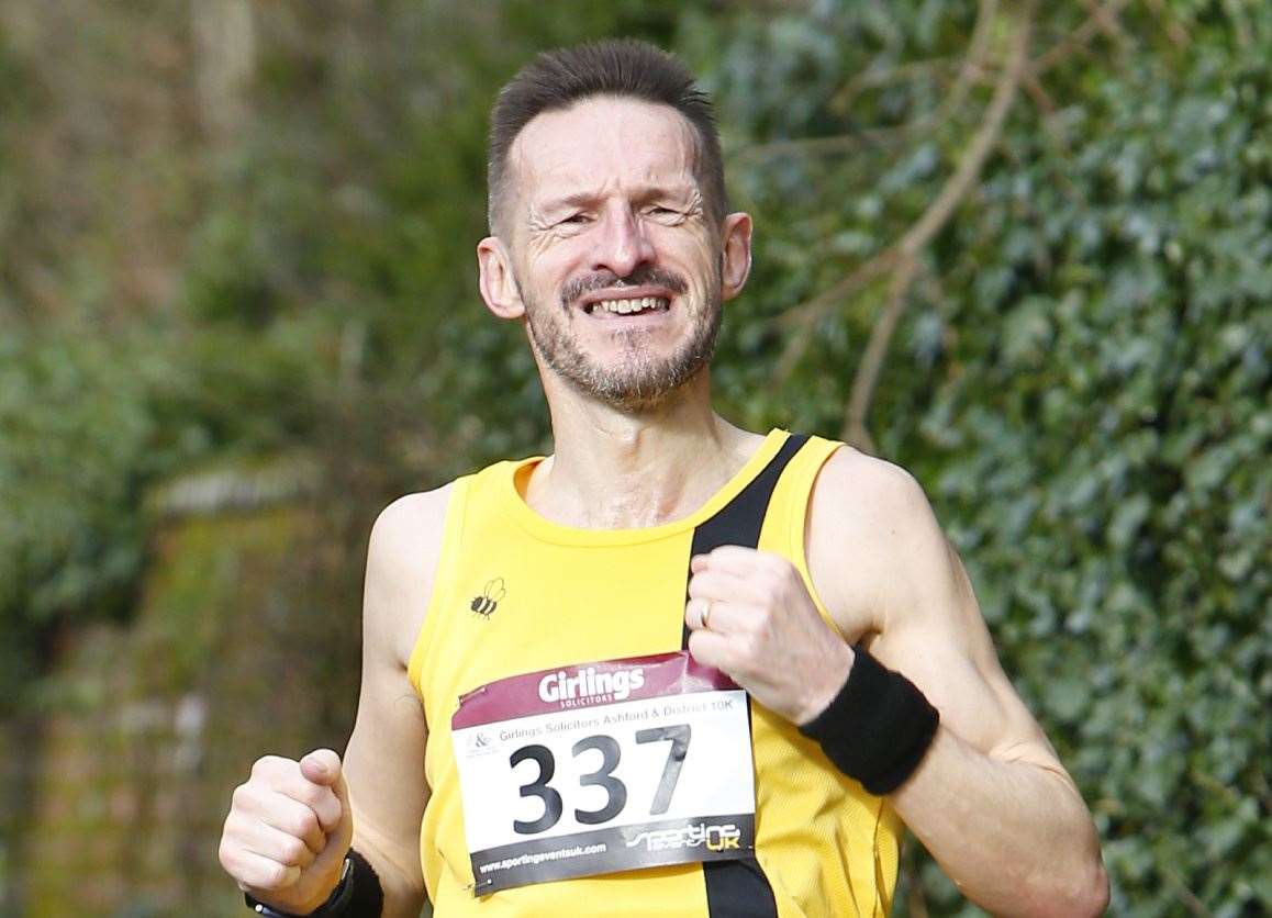 Gerard O'Sullivan was the leading men's runner in the seven mile challenge Picture: Andy Jones