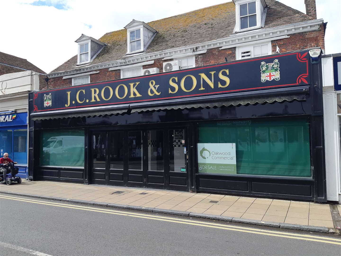 The former J.C. Rook & Sons store in Deal High Street. Picture:Sam Lennon