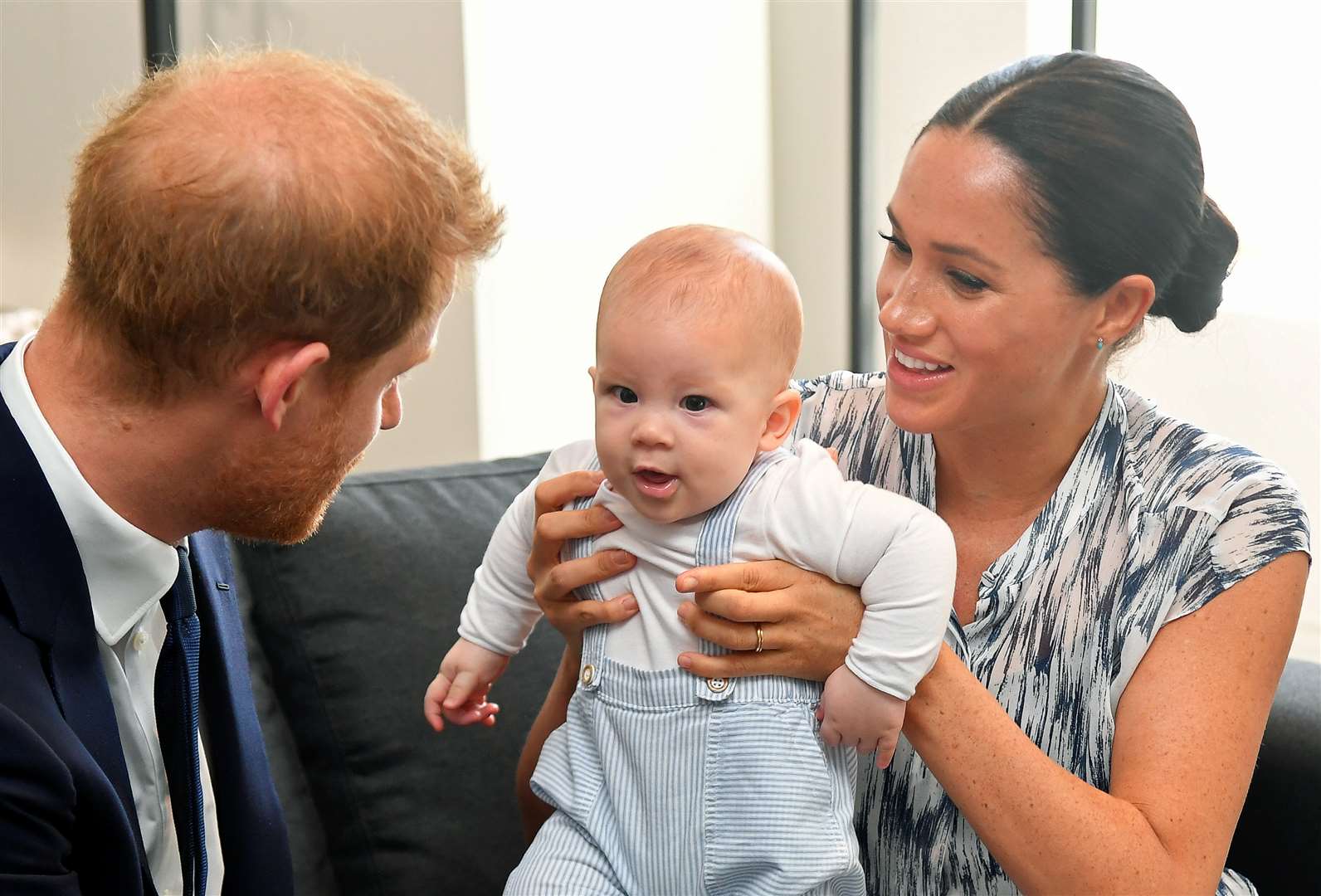 The Sussexes in South Africa (Toby Melville/PA)