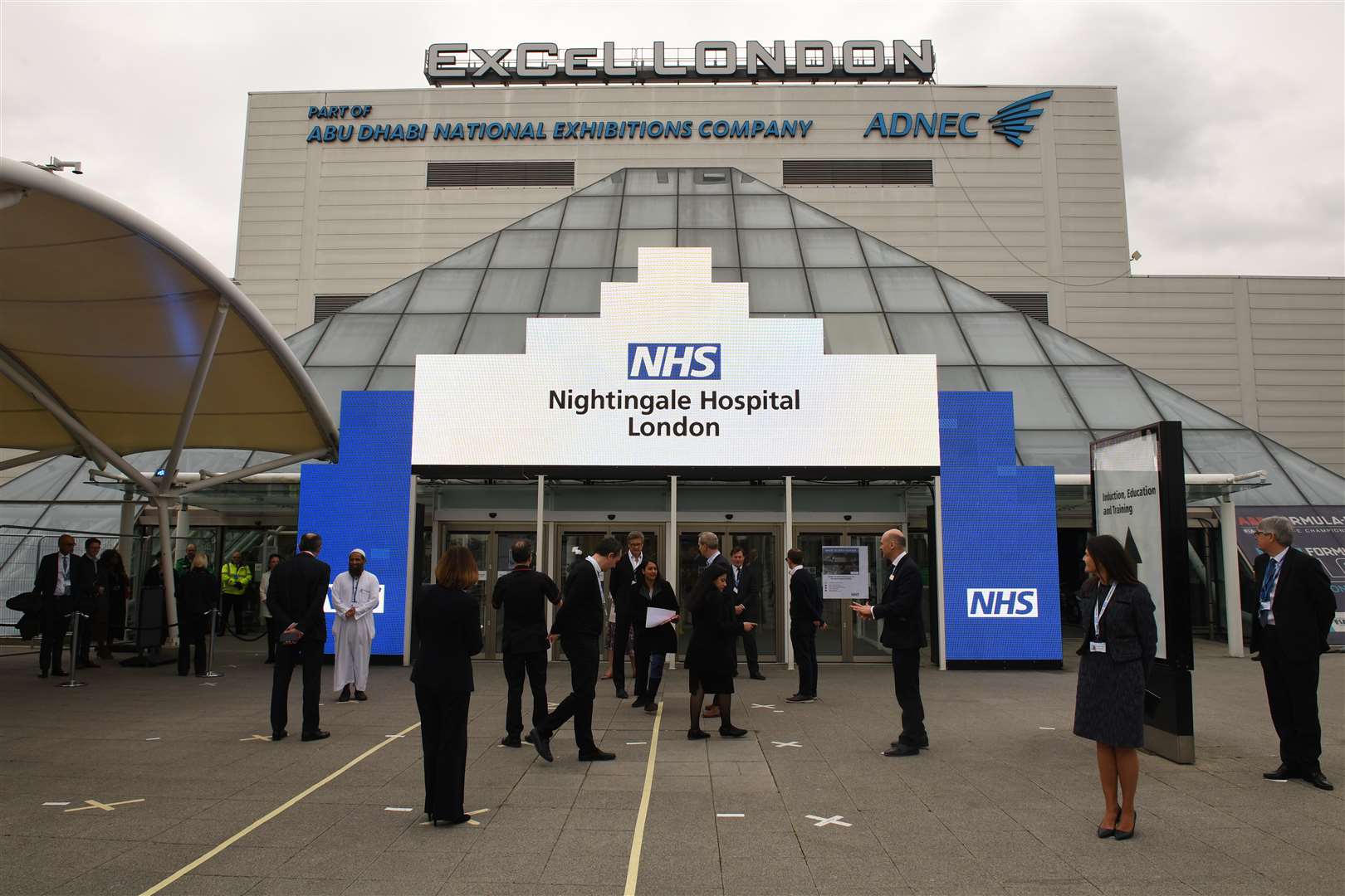 The NHS Nightingale Hospital at the ExCel centre in London opened on Friday (Stefan Rousseau/PA)