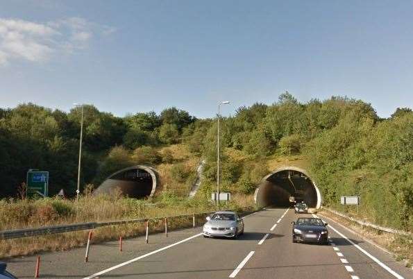 The A20 Roundhill Tunnel