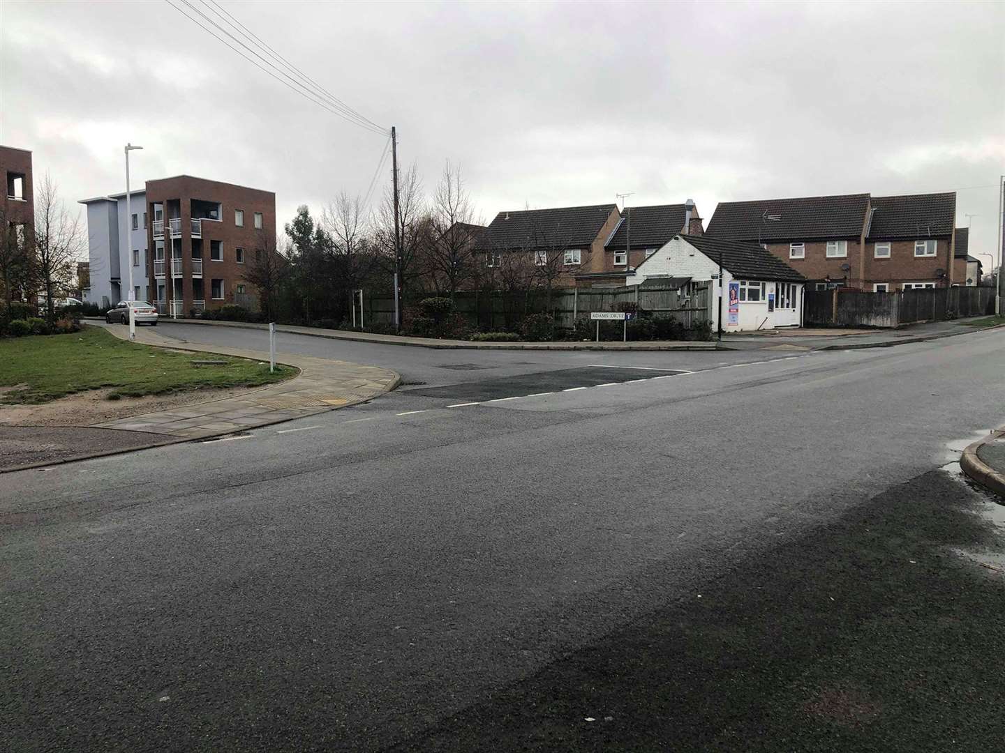 The incident happened at this junction with Adams Drive and Hunter Avenue in Willesborough