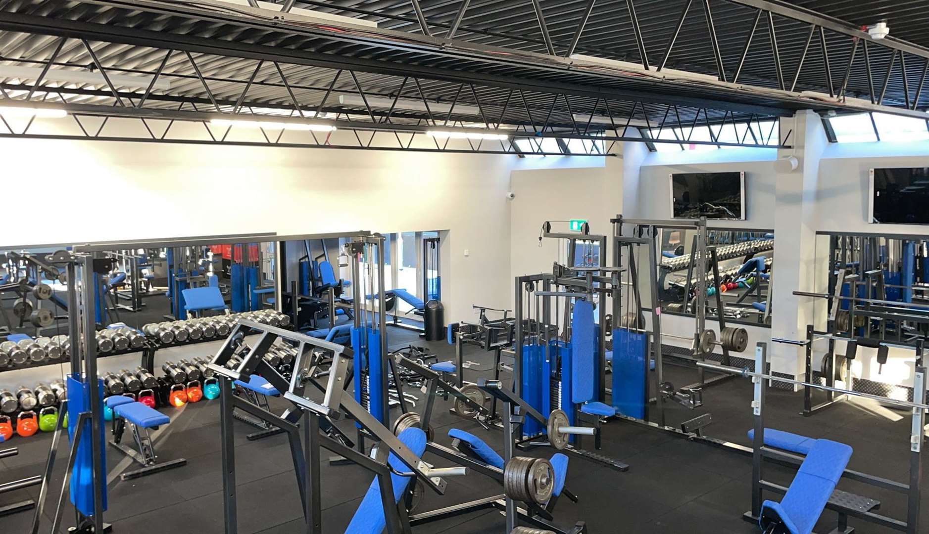 Main Gym Area at the newly refurbished Europa Weightlifting Gym in Temple Hill, Dartford. Photo credit: Andrew Callard