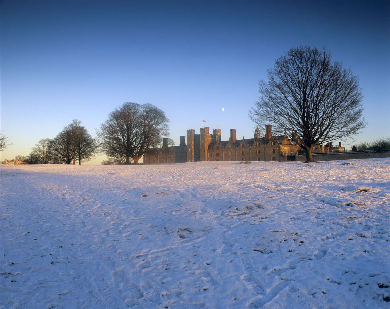 Knole and its deer park is a beautiful place to visit in the winter. Picture: ©National Trust Images/David Sellman