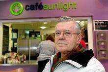 Mike Wareing at Cafe Sunlight in Lordswood