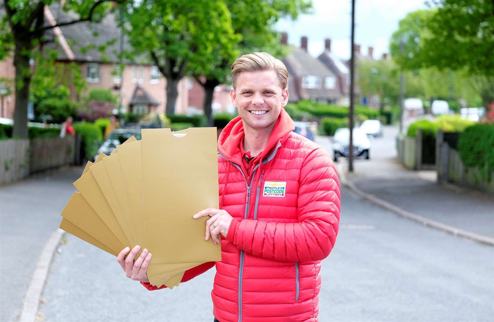 Ambassador Jeff Brazier says it is a “truly life-changing sum”. Picture: Postcode Lottery
