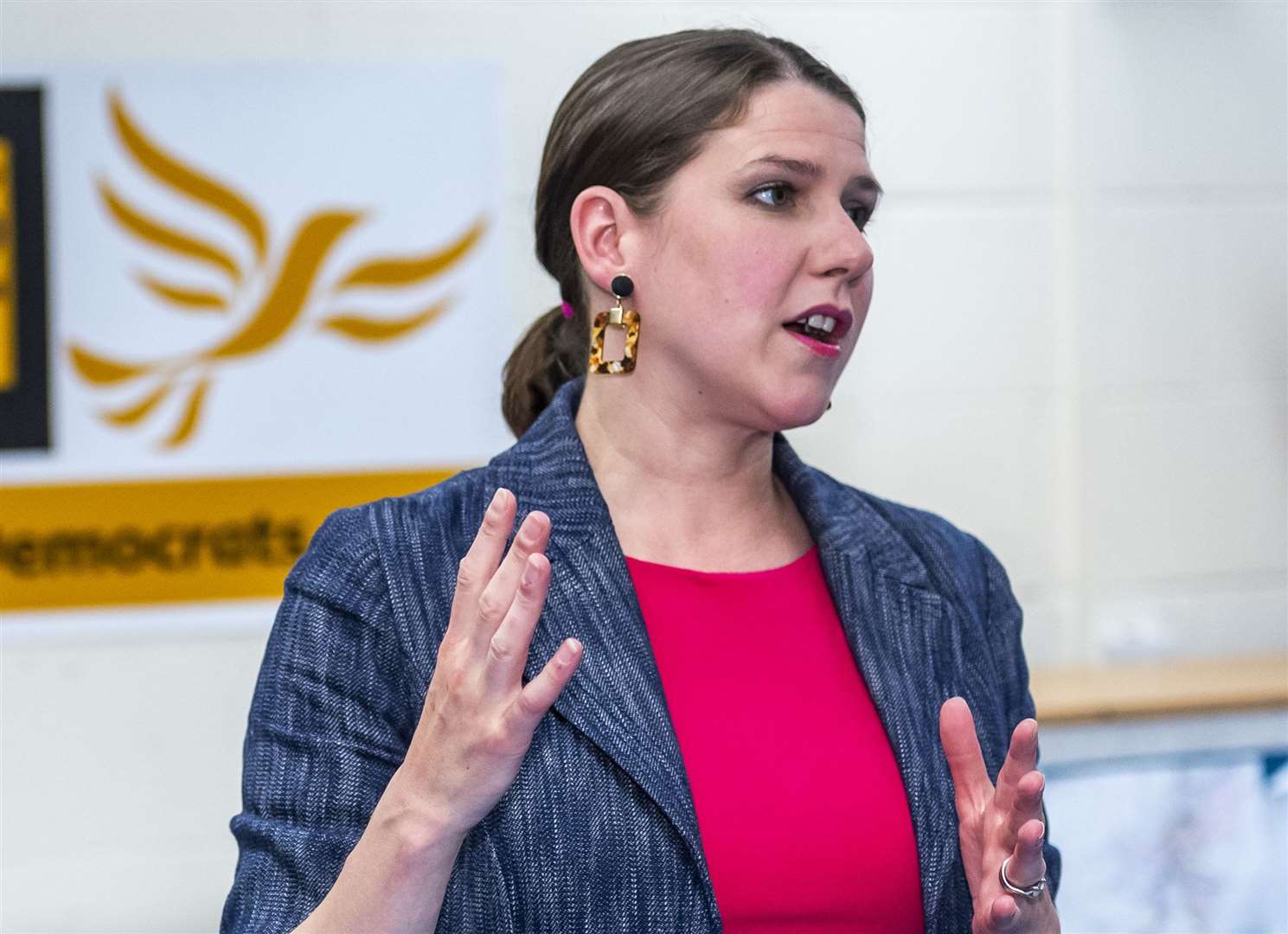 Jo Swinson has said she would welcome Rosie Duffield to the party. Picture: Keith Heppell