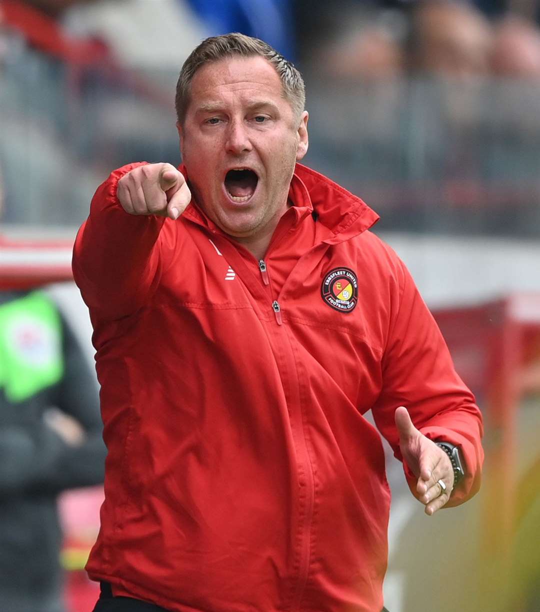 Ebbsfleet manager Dennis Kutrieb is happy with his recruitment. Picture: Keith Gillard