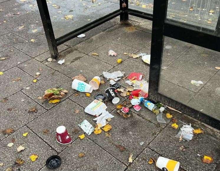 Most of the litter in Canterbury city centre is fast food detritus