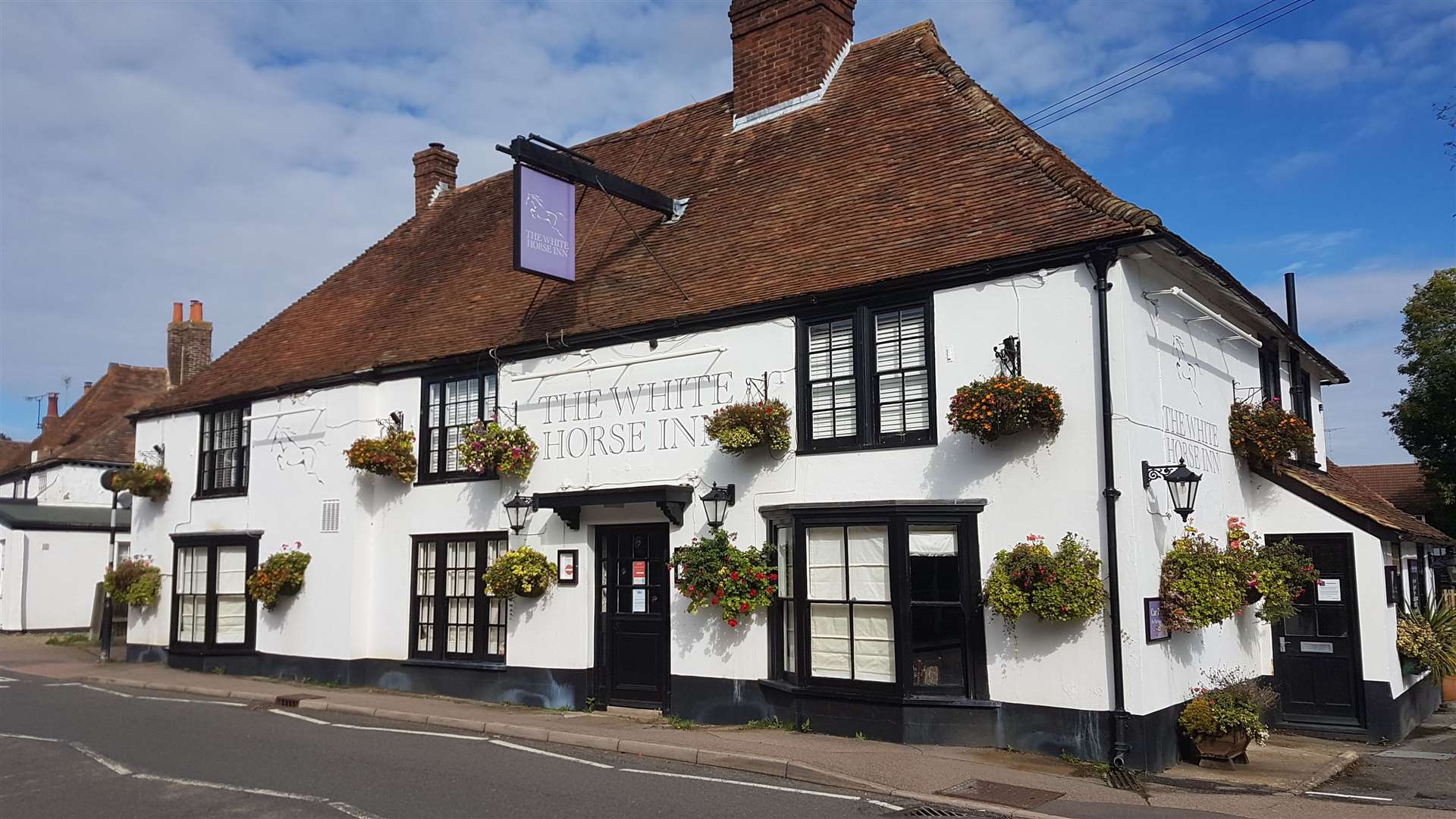 Two men are thought to have targeted the White Horse Inn on Friday