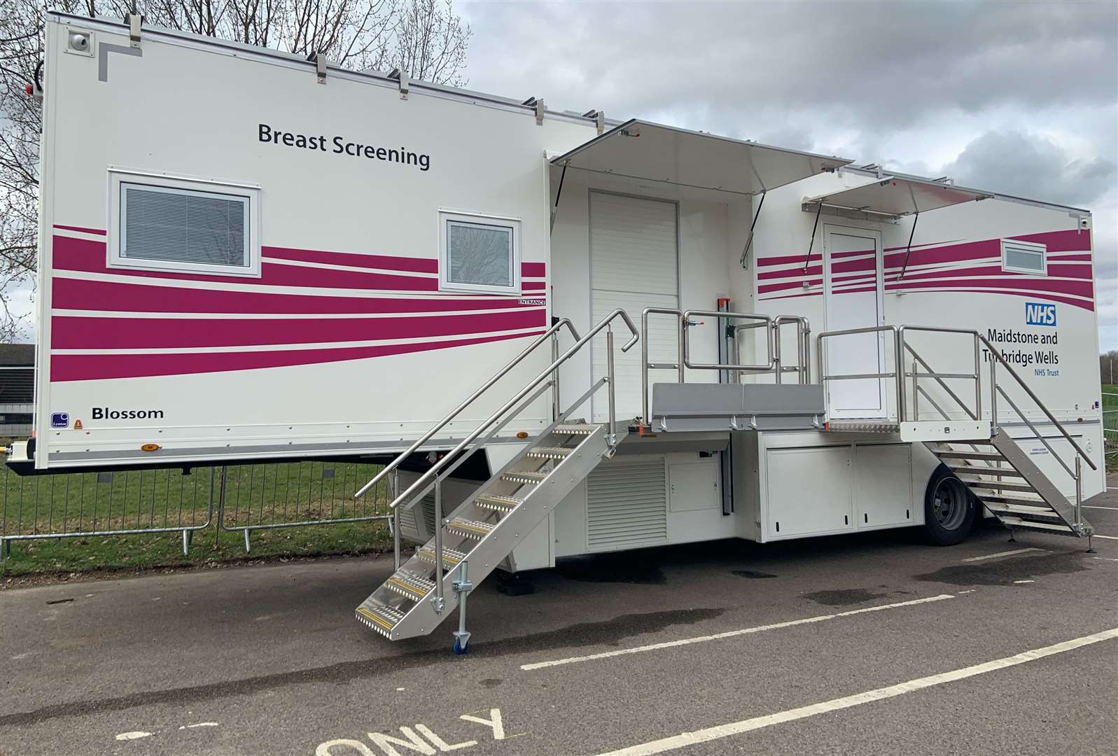 A breast screening unit belonging to Maidstone and Tunbridge Wells NHS Trust