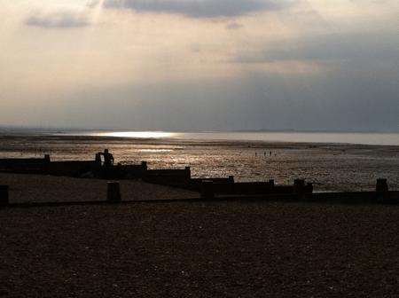 View over Whitstable at sunset. Picture: Simon Carter