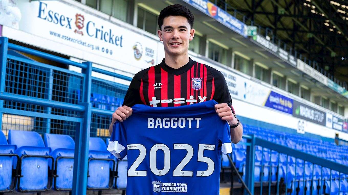 Elkan Baggott joined the Gills in the summer after agreeing a new three-year deal with parent club Ipswich Town. Picture: ITFC