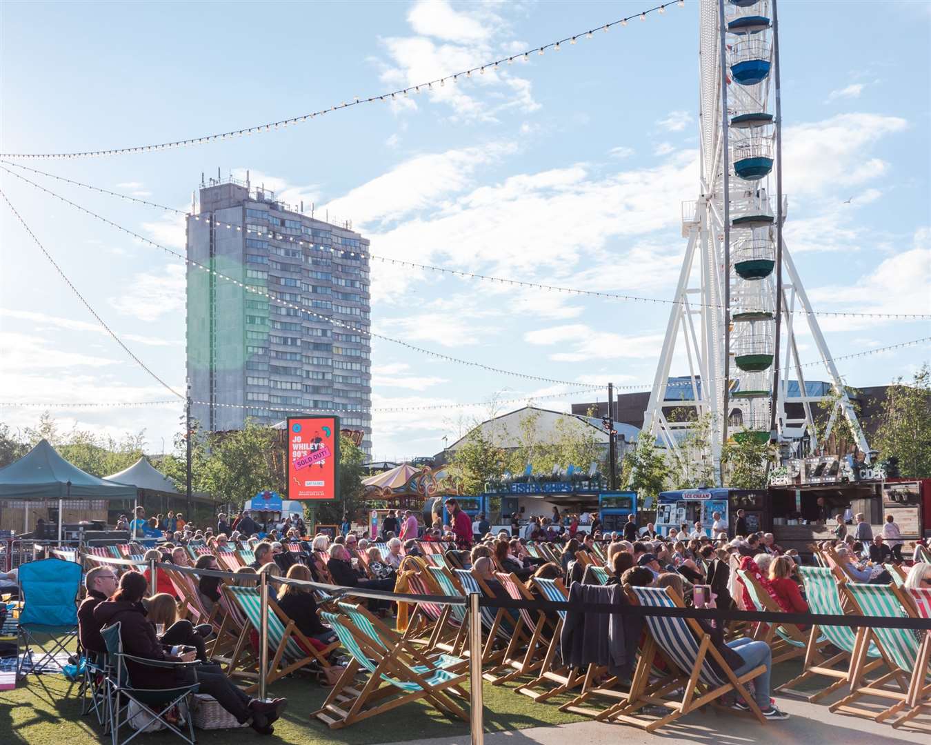 The outdoor cinema at Dreamland is due to start later this month. Picture: Dreamland (13700108)