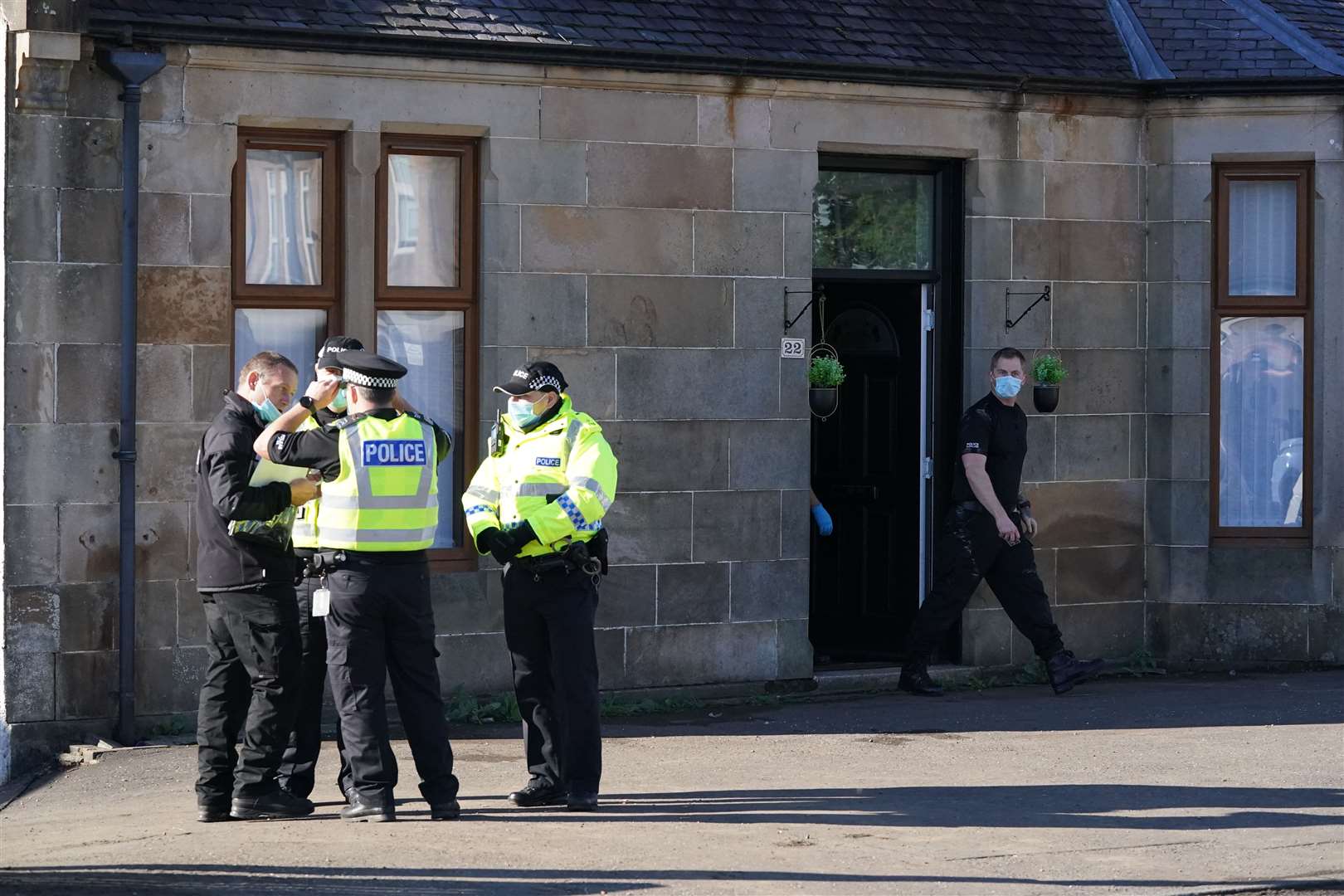 Police searched Carson’s grandmother’s home in New Cumnock (Andrew Milligan/PA)
