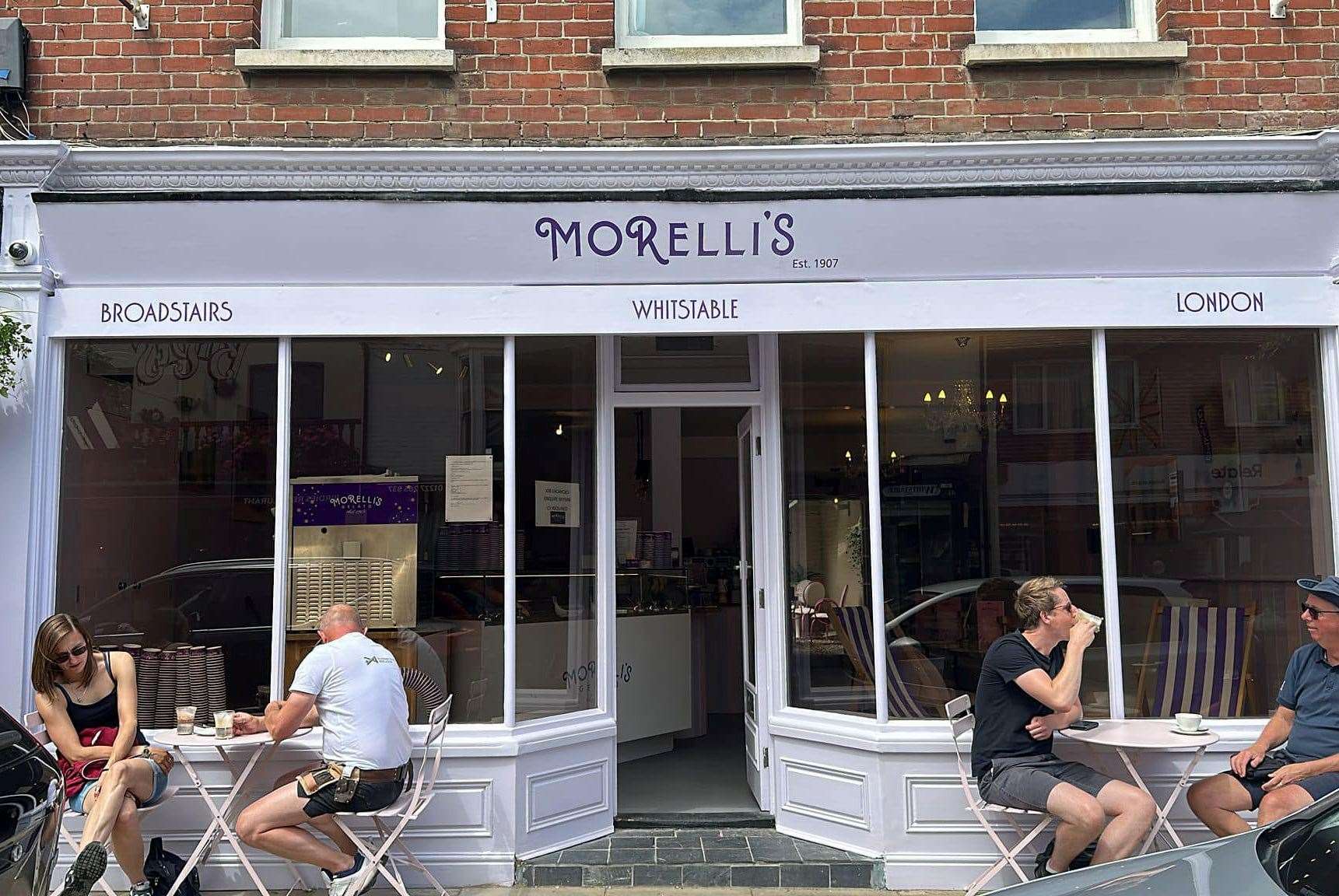 Morelli's opened its newest branch in Harbour Street, Whitstable, last month. Pic: Morelli's