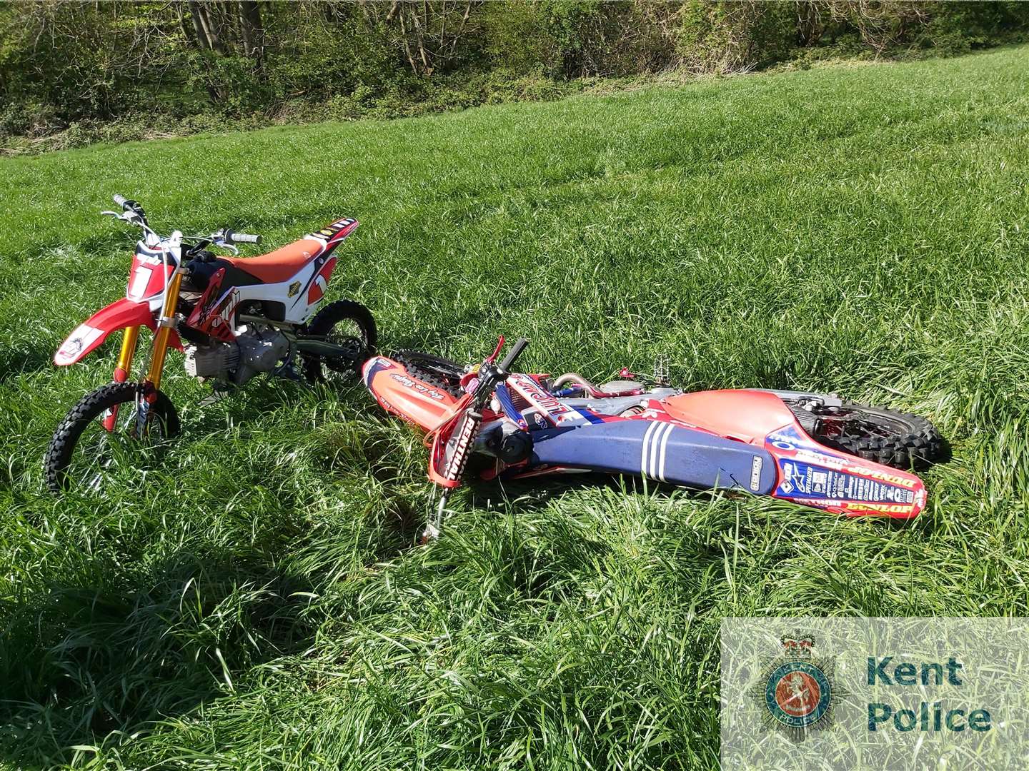 Bike's that were dumped across Maidstone and Medway