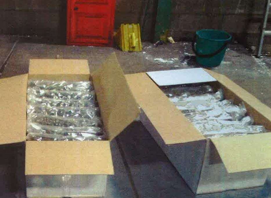 Drugs found concealed in spare lorry tyres