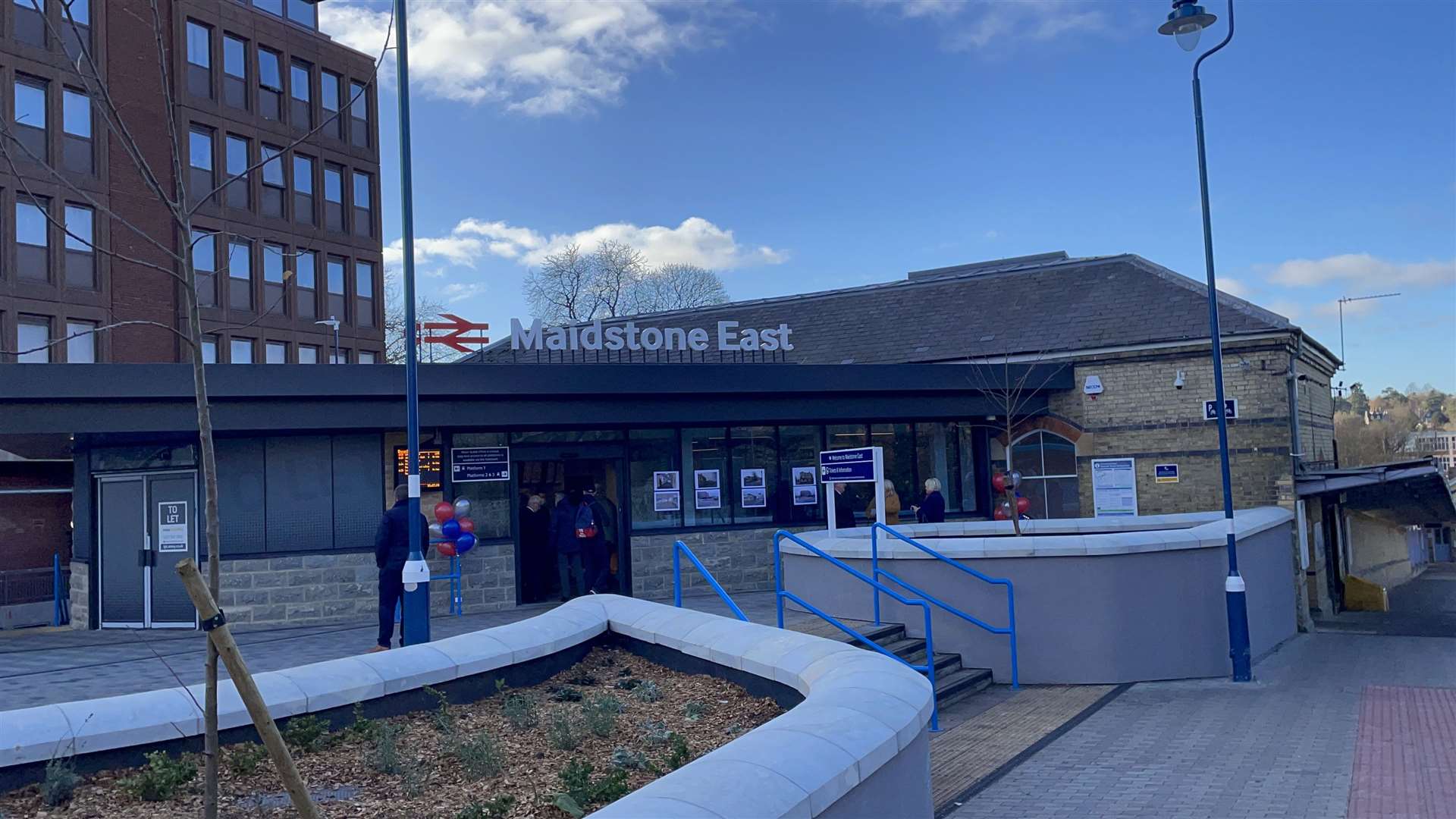 British Transport Police are at Maidstone East railway station after reports of a person trespassing