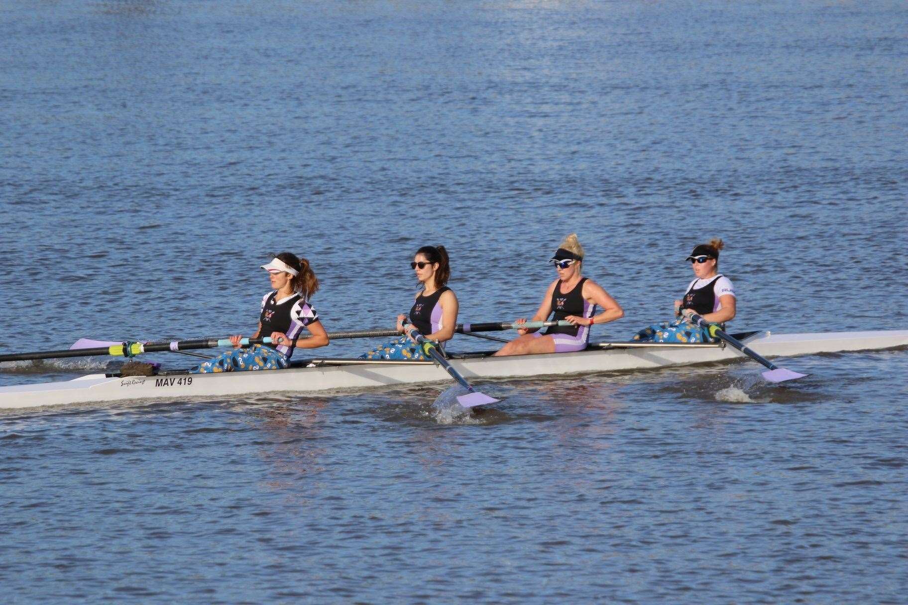 Maidstone's top ladies' four at the Medway Head of the River race (44193459)