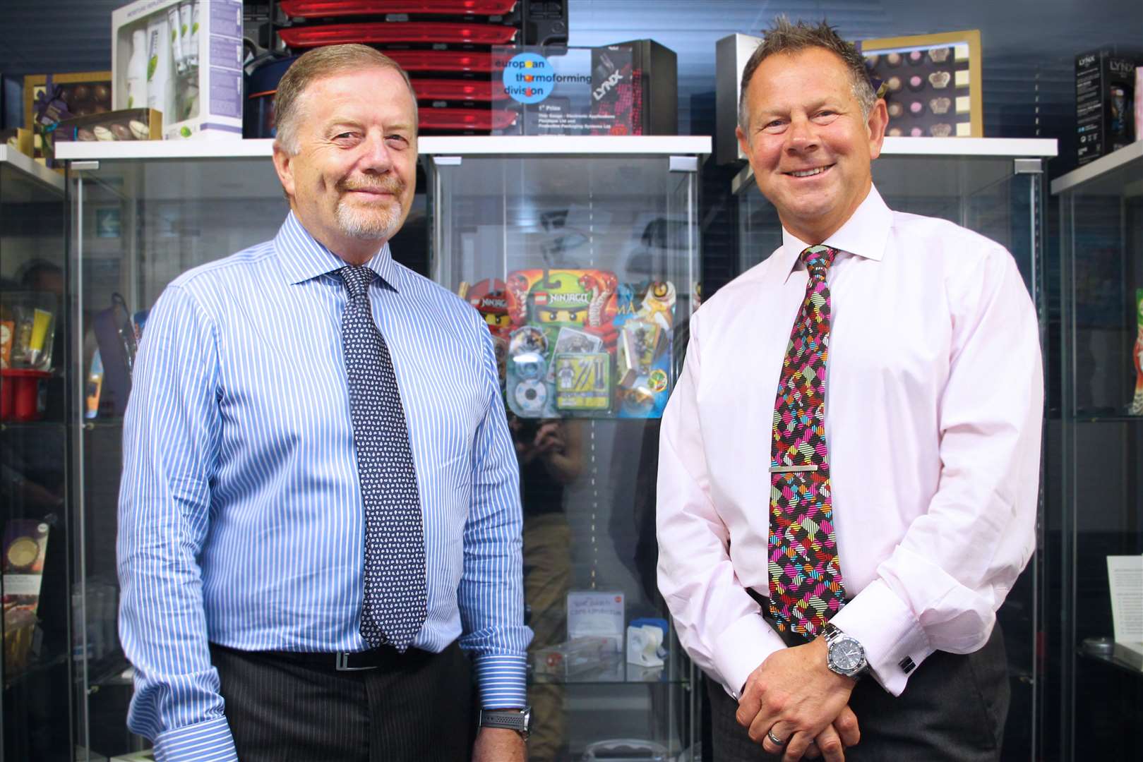 Plastique managing director John Lowe, left, and sales director Perry Rigler