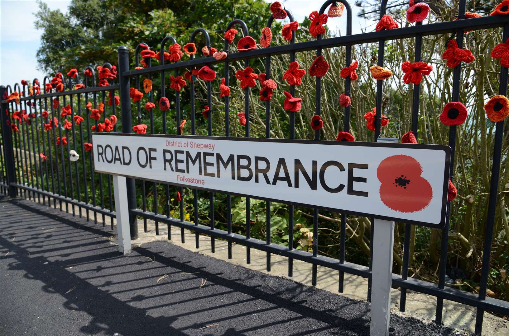 The Road of Remembrance in Folkestone. Picture: Gary Browne