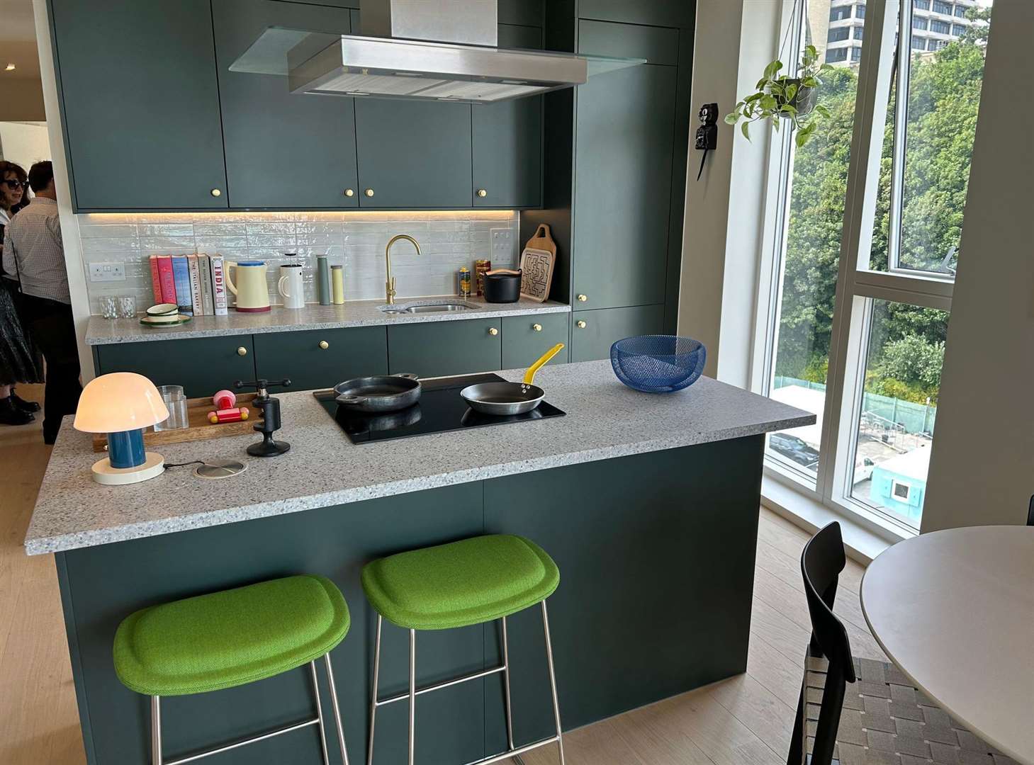 A kitchen inside one of the Shoreline Crescent homes