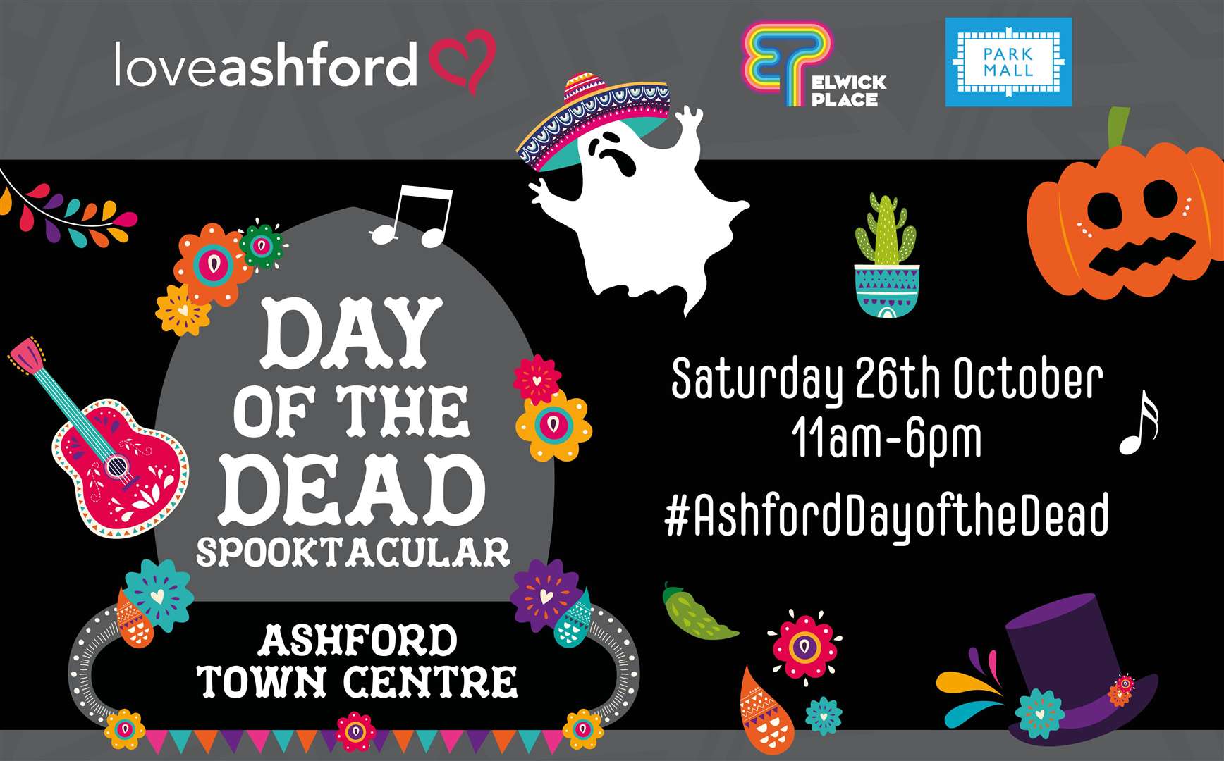 If you’re looking for ways to keep the kids entertained during half term, join Loveashford for a free Halloween celebration across Ashford Town Centre on Saturday, October 25 between 11am and 6pm