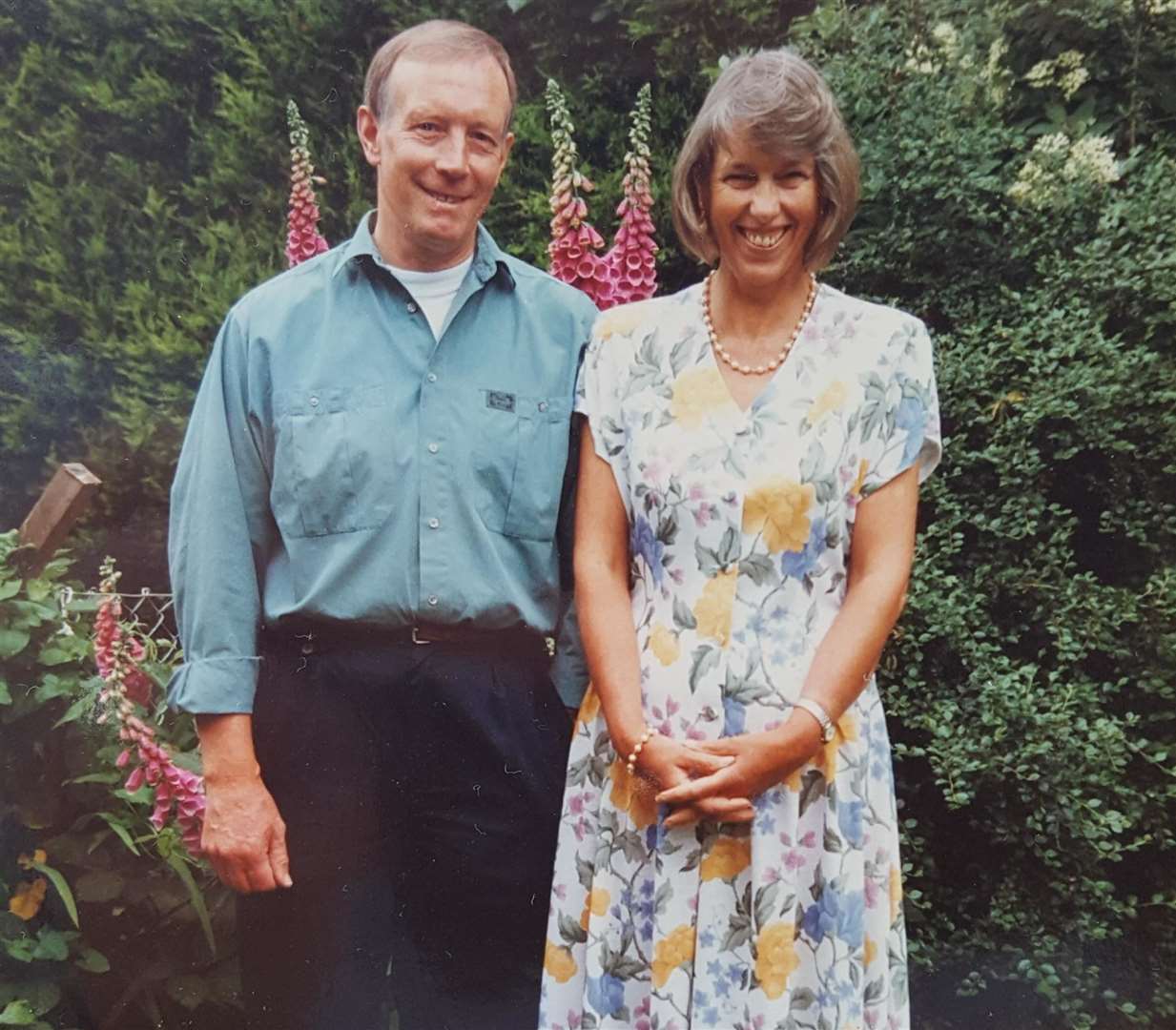 David with his wife Marie in the 80s. Picture: Michael Haselden