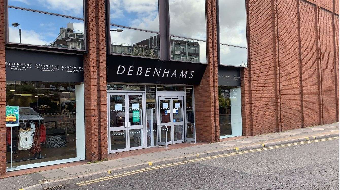 Debenhams on Chatham High Street will be closing
