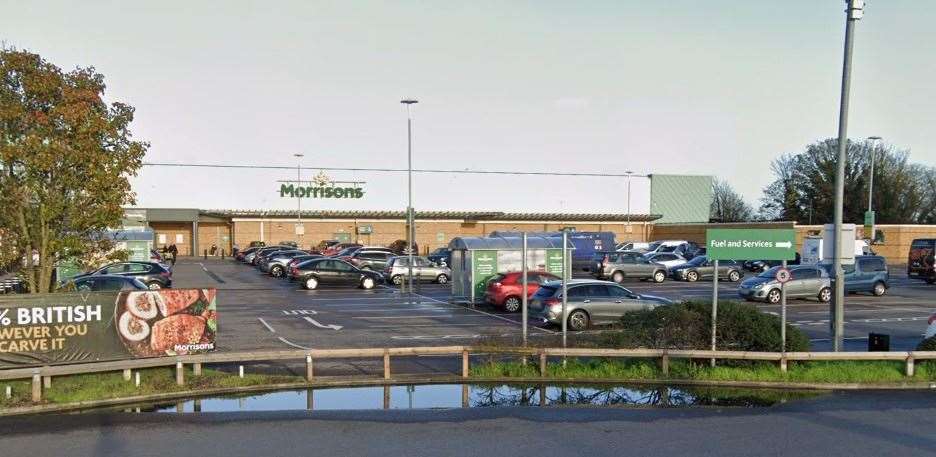 One of Danial Baah's victims was withdrawing cash at Morrisons in Strood. Picture: Google