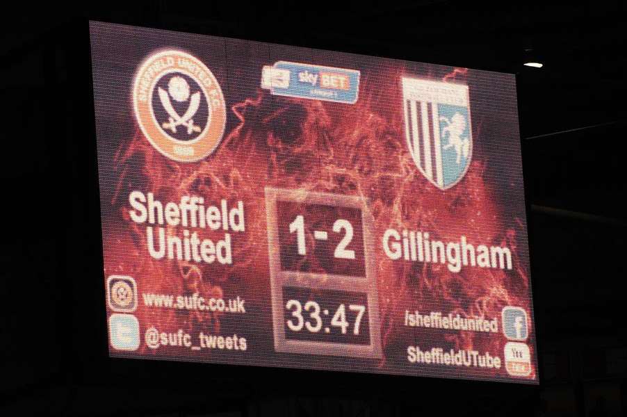 The Gills beat Sheffield United when the two sides met in November Pic: Barry Goodwin