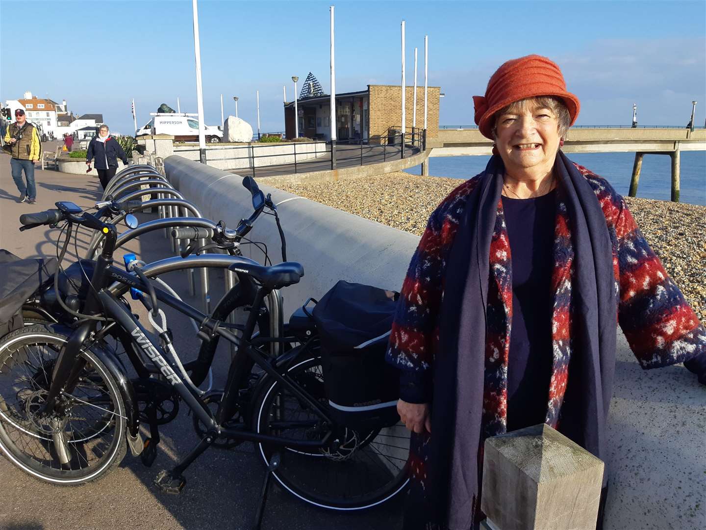 Cllr Marlene Burnham wants Deal to become a the country's top destination for cycling (5631977)